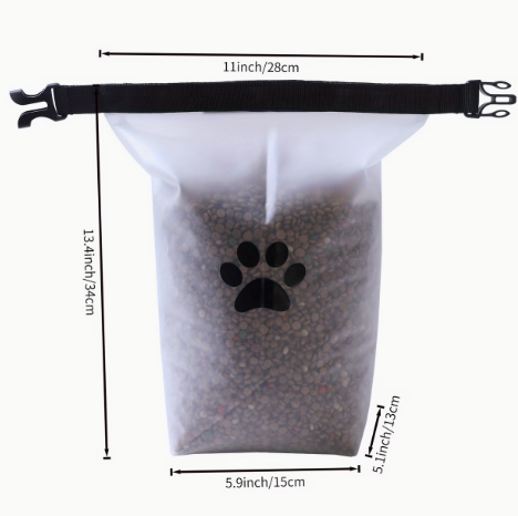 Adventure Feed & Treat Bag — 5L Outdoor Pet Food Storage for Every Adventure