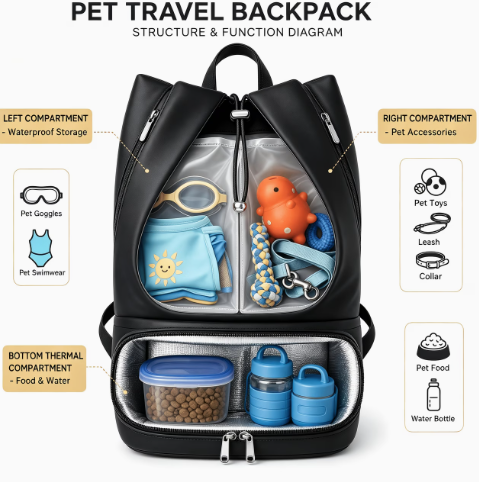Adventure Travel Organizer — The Ultimate On-the-Go Pet Bag